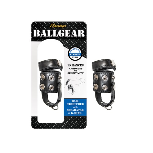 Extensor de Testículos Ballgear con D-Ring para Mayor Placer