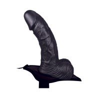 Asistente de Erección Strap-On Hueco 8 in. Negro - Ajustable y Cómodo