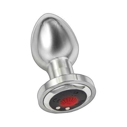 Remote-Controlled Vibrating Metal Butt Plug