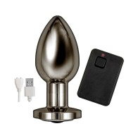 Remote Control Vibrating Metal Plug for Sensational Pleasure