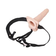 Asistente de Erección Strap-On Hueco Vibrante de 6 Pulgadas