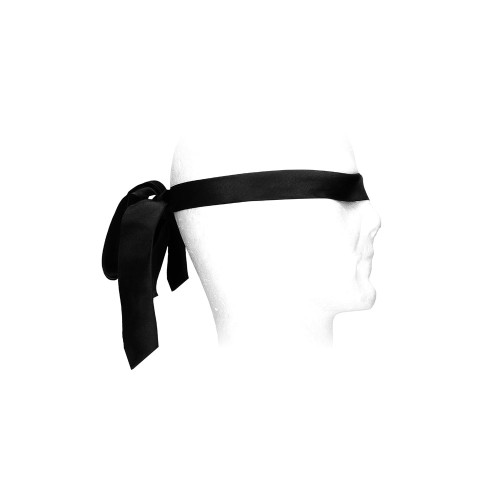 Ouch! Black & White Satin Bondage Tie