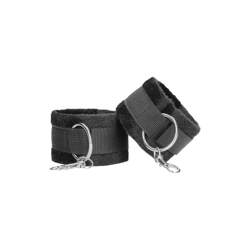 Ouch! Adjustable Velcro Wrist or Ankle Cuffs Black