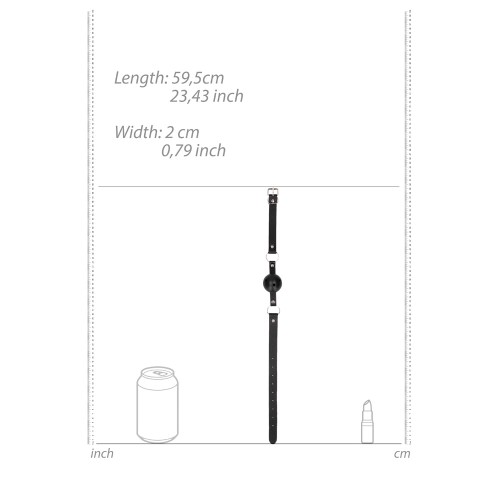 Ball Gag Transpirable Ouch! Negro y Blanco para Juegos Traviesos