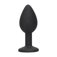 Ouch! Black & White Silicone Butt Plug