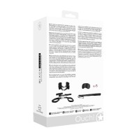 Ouch! Black & White Bed Post Bindings Kit