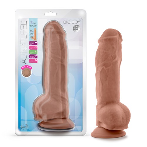 Au Naturel Big Boy 10 in Dual Density Dildo Tan