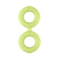 Forto F-81 Anillo Doble de Silicone para Pene y Testículos Mediano