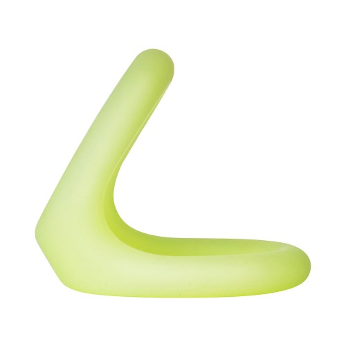 Forto F-22 Liquid Silicone Cock and Ball D-Ring Small Glow