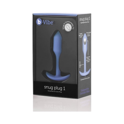 B-Vibe Snug Plug 1 Tapón Anal con Peso