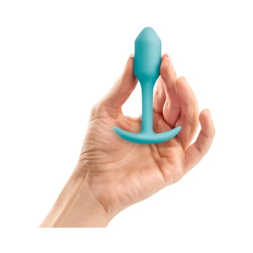 b-Vibe Snug Plug 1 Plug Anal Ponderado para Principiantes