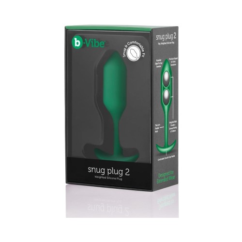 b-Vibe Snug Plug 2 - Tapón Anal para Principiantes para Mayor Placer