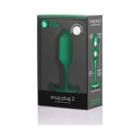 b-Vibe Snug Plug 2 - Tapón Anal para Principiantes para Mayor Placer