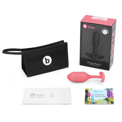 b-Vibe Snug Plug 2 Weighted Anal Plug for Beginners