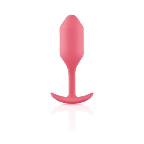 b-Vibe Snug Plug 2 Plug Anal con Peso para Principiantes