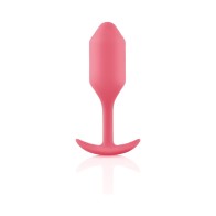 b-Vibe Snug Plug 2 Weighted Anal Plug for Beginners