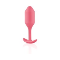 b-Vibe Snug Plug 2 Plug Anal con Peso para Principiantes