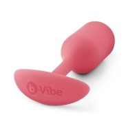 b-Vibe Snug Plug 2 Plug Anal con Peso para Principiantes