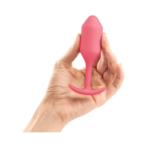 b-Vibe Snug Plug 2 Weighted Anal Plug for Beginners