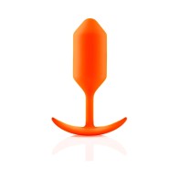 b-Vibe Snug Plug 3 - Plug Anal de Silicona con Peso