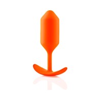 b-Vibe Snug Plug 3 - Plug Anal de Silicona con Peso