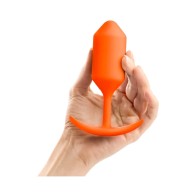 b-Vibe Snug Plug 3 - Plug Anal de Silicona con Peso