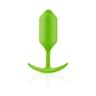 b-Vibe Plug Anal Pesado Snug 3 Silicon Verde Lima