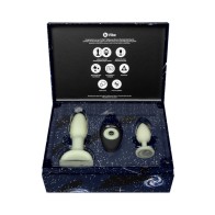 Set de Juego Anal Glow-in-the-Dark b-Vibe Asstronaut Edición Limitada de 10 Piezas