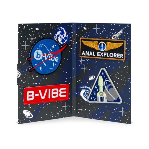 Set de Juego Anal Glow-in-the-Dark b-Vibe Asstronaut Edición Limitada de 10 Piezas