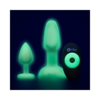 Set de Juego Anal Glow-in-the-Dark b-Vibe Asstronaut Edición Limitada de 10 Piezas