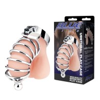 Blue Line Urethral Play Cock Cage for Enhanced Sensation