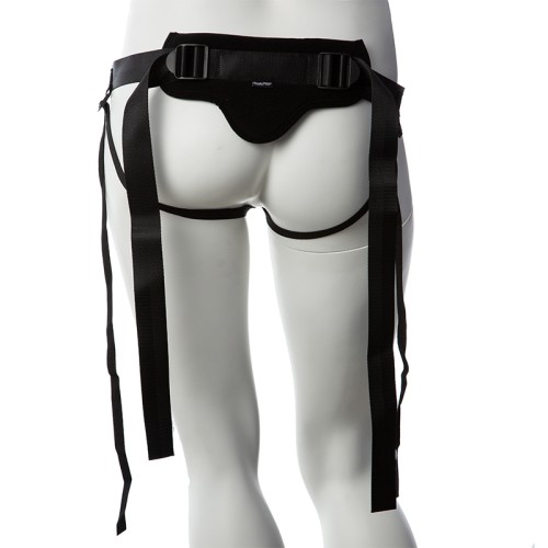 Gender Fluid Skylar Adjustable Strap-On Harness Black