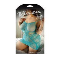 Fantasy Lingerie Vixen Euphoria Striped Net Dress