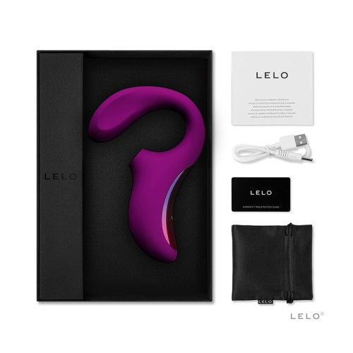 LELO ENIGMA CRUISE Suction Dual Stimulator in Deep Rose