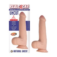 Pene Realcocks Deslizador Grueso sin Circuncisión de 9 Pulgadas