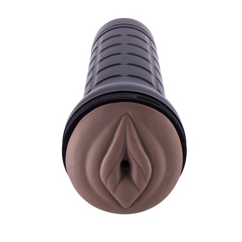 DeeLite Masturbador Vagina Marrón Oscuro para Placer Discreto