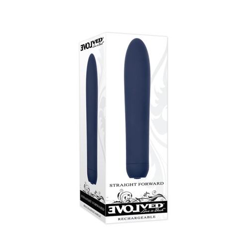 Vibrador Recto Recargable Evolved Slimline Azul