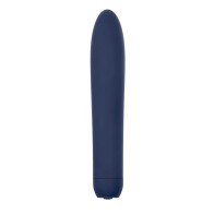 Evolved Straightforward Rechargeable Slimline Vibrator Blue