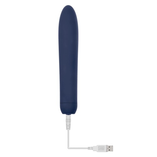 Evolved Straightforward Rechargeable Slimline Vibrator Blue