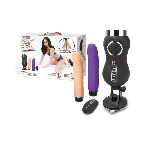 Máquina Sexual Compacta Control Remoto Lux Fetish