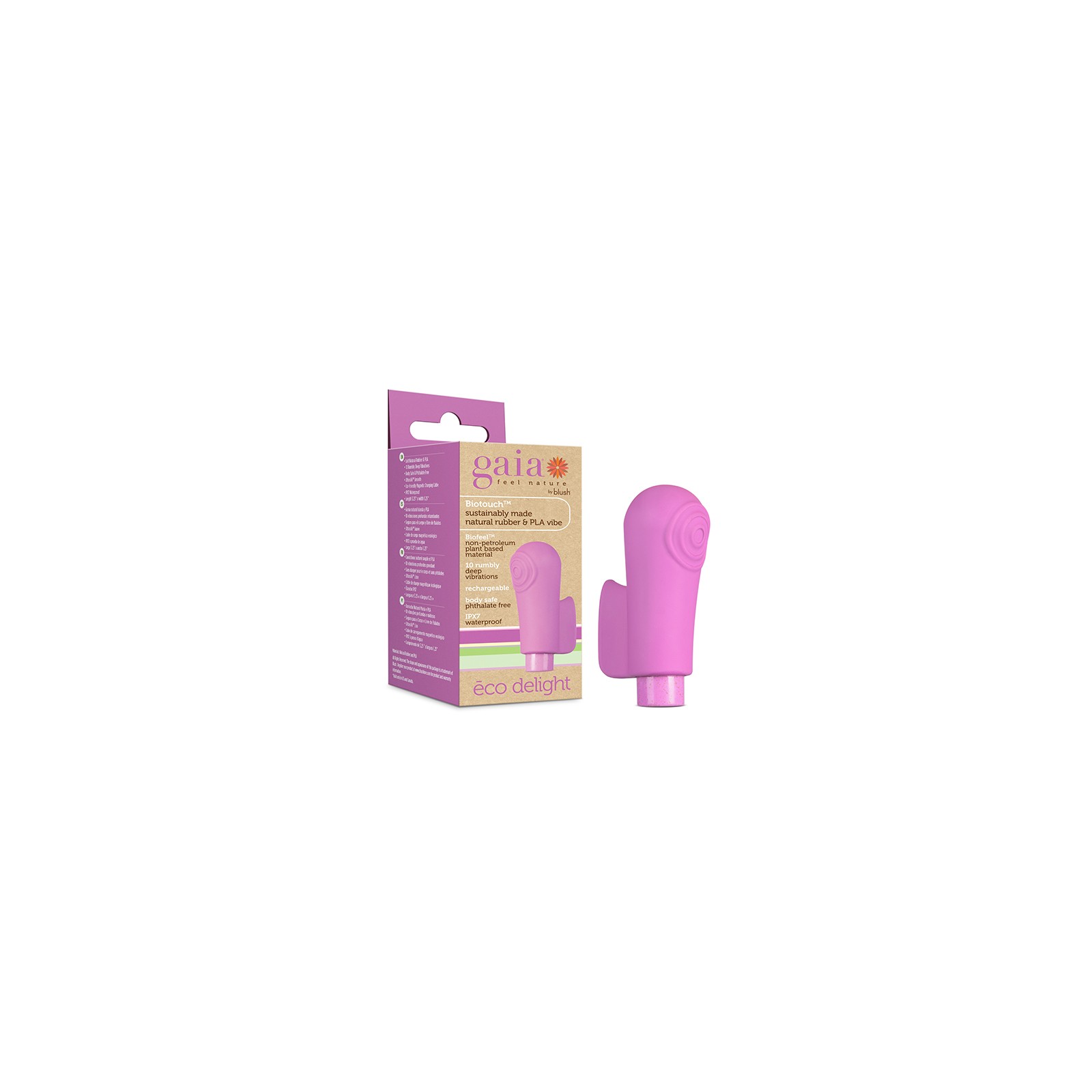 Blush Gaia Eco Delight Bullet Vibrator Purple