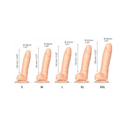 Dildo de la Colección Realista Strap-On-Me - Placer Definitivo