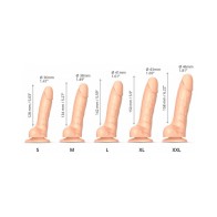 Dildo de la Colección Realista Strap-On-Me - Placer Definitivo