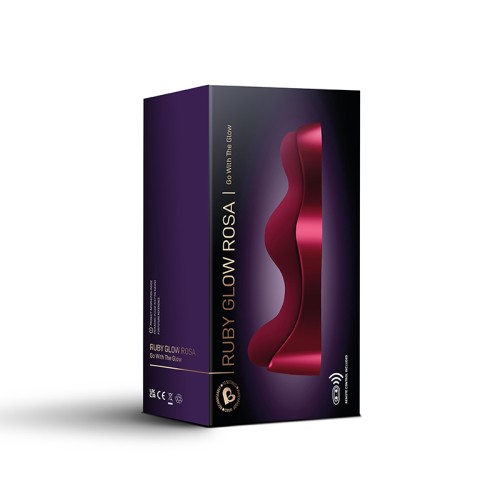 Rocks-Off Ruby Glow Saddle Vibrator - 10 Powerful Functions