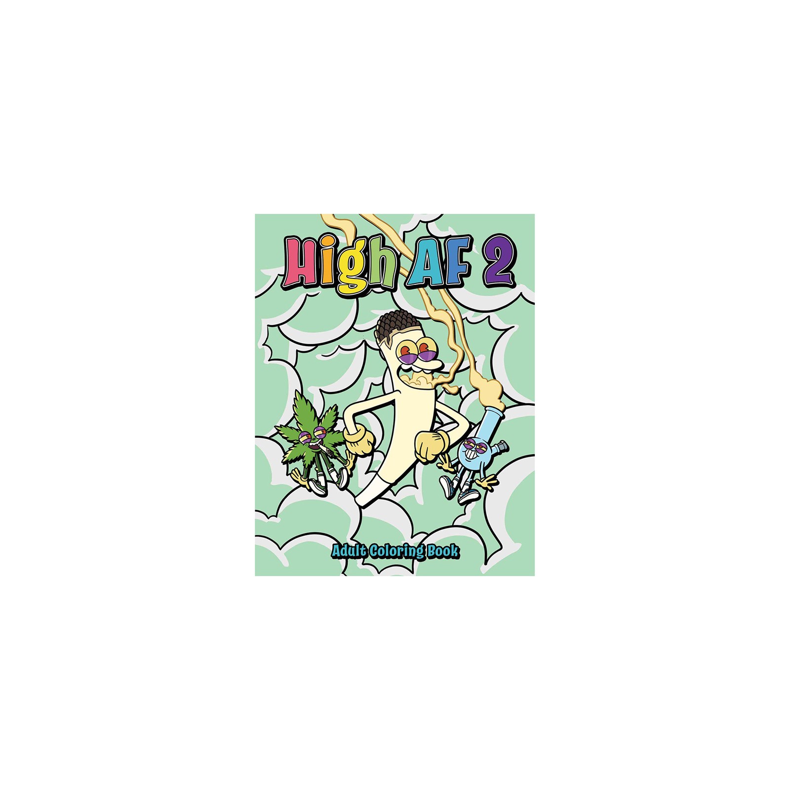 High AF 2 Adult Coloring Book Fun