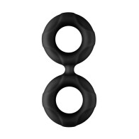 Forto F-81 Liquid Silicone Cock & Ball Double Ring Small