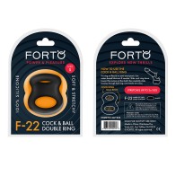 Forto F-22 Liquid Silicone Cock & Ball D-Ring