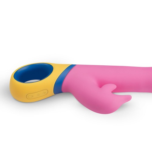 Vibrador PMV20 Copy Dolphin de Silicona Rosa