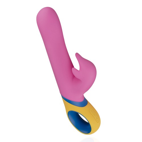 PMV20 Copy Dolphin Vibrator Silicone Pink