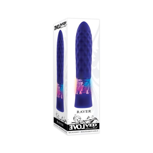 Vibrador Bullet Recargable Evolved Raver Iluminado